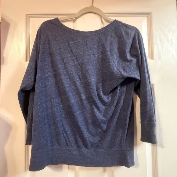 American Eagle Outfitters Off-the-Shoulder Blue Sweater - Picture 5 of 5